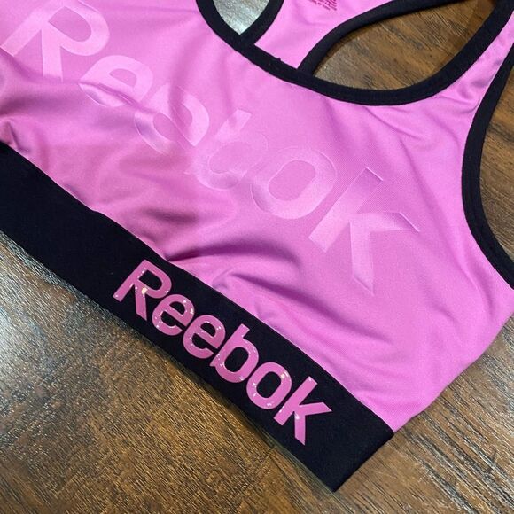 Reebok Pink Sports bra Medium - Picture 3 of 5